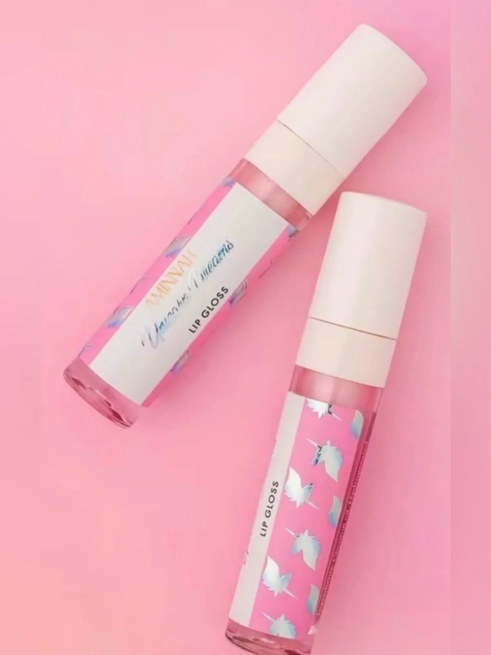 AMINNAH “Unicorn Dreams” Set/2 Body Lotion 8oz & Lip Gloss NEW - Picture 3 of 3